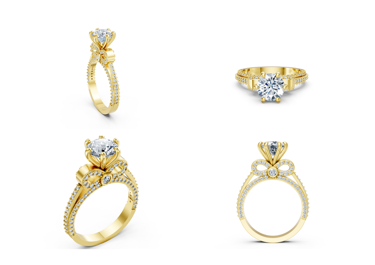 20 Eternity Rings CAD Designs -3dm Files Download