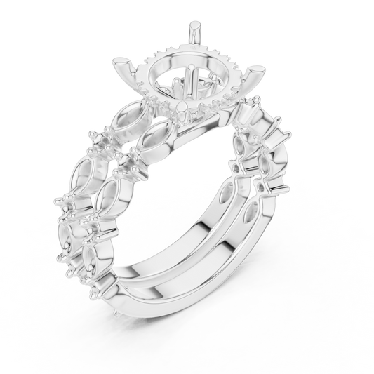 Round Cut Stackable Ring CAD Files – 3DM & STL Download