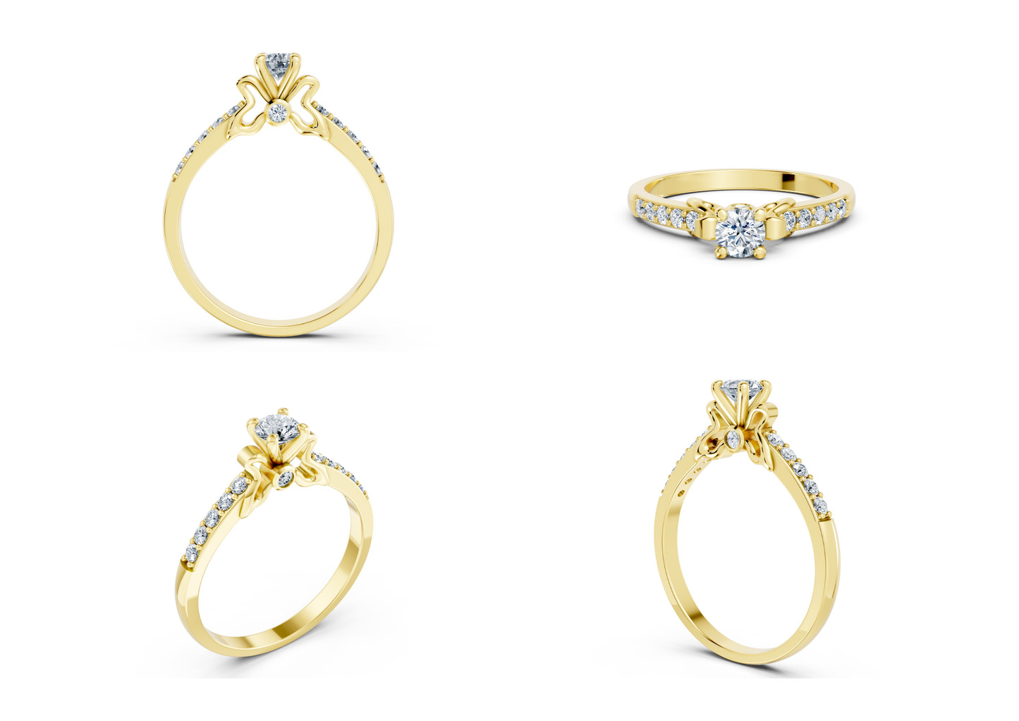 25 Engagements Rings CAD files-3dm Printable Jewelry Collection(part 3)