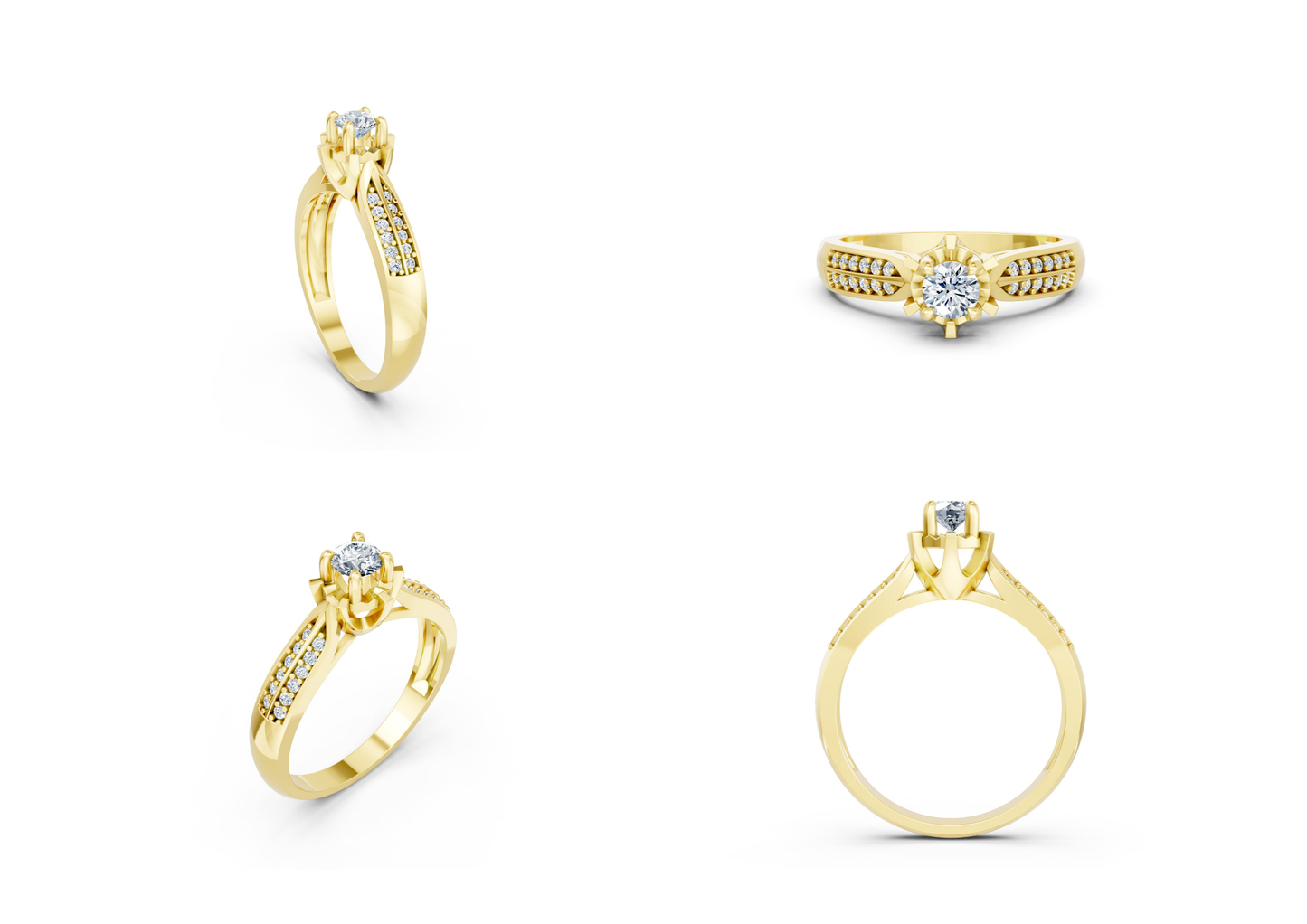 25 Engagements Rings CAD files-3dm Printable Jewelry Collection(part 7)
