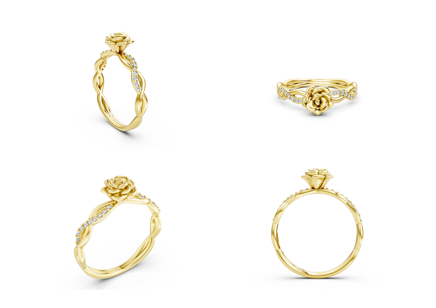 25 Engagements Rings CAD files-3dm Printable Jewelry Collection(part 2)