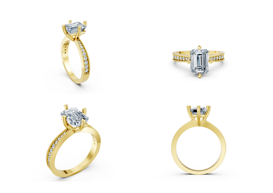 18 Engagements Rings CAD files-3dm Printable Jewelry Collection(part 8)