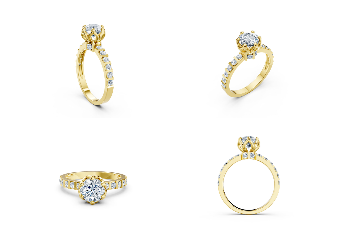 25 Engagements Rings CAD files-3dm Printable Jewelry Collection(part 1)