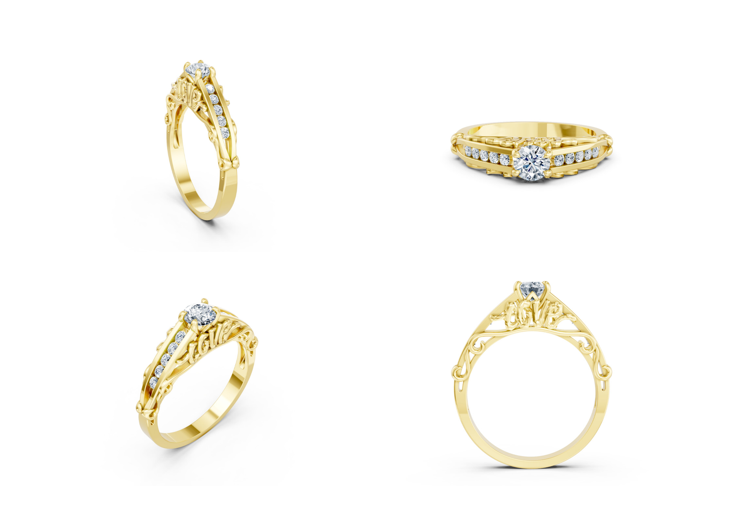 25 Engagements Rings CAD files-3dm Printable Jewelry Collection(part 5)