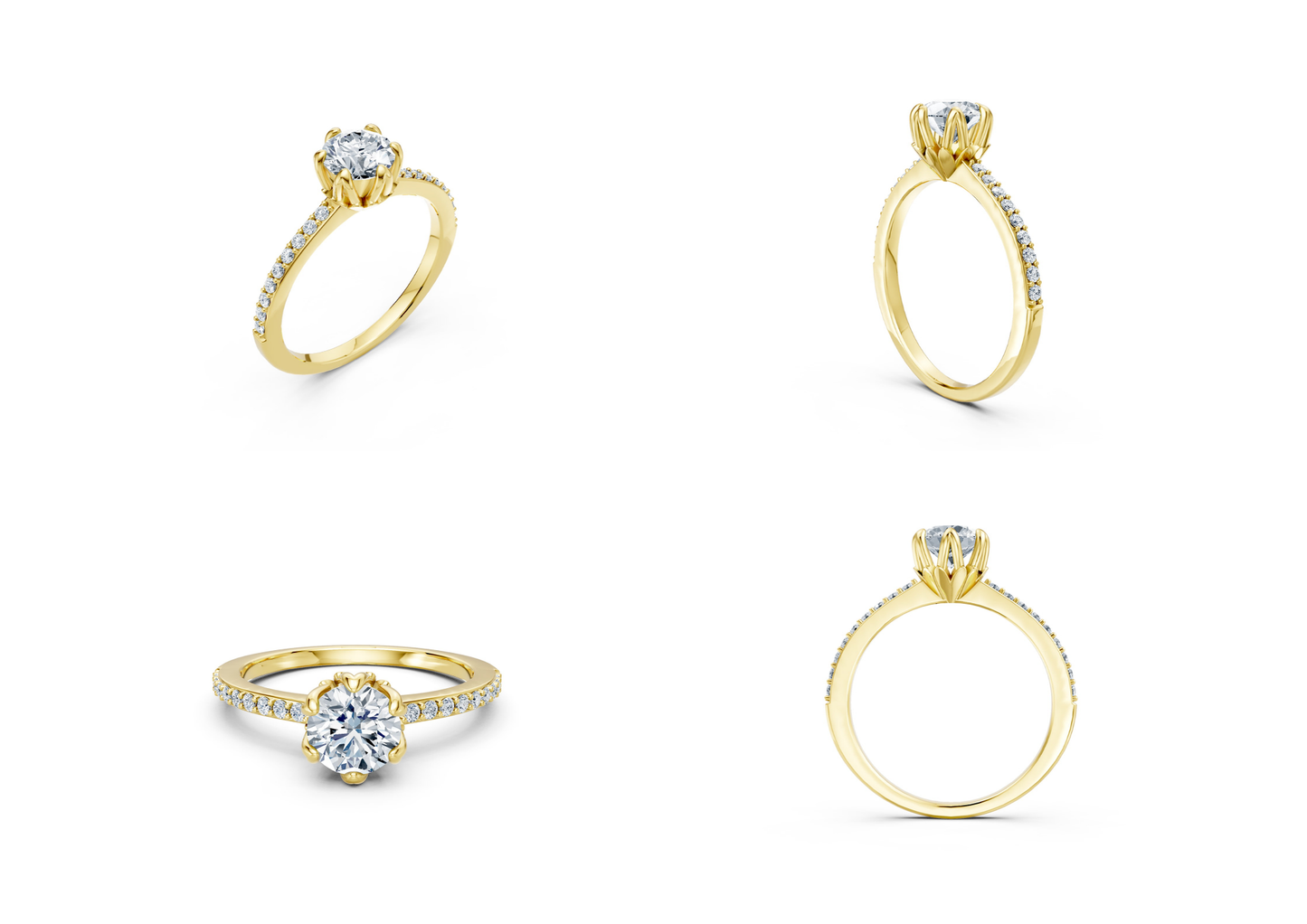 25 Engagements Rings CAD files-3dm Printable Jewelry Collection(part 1)