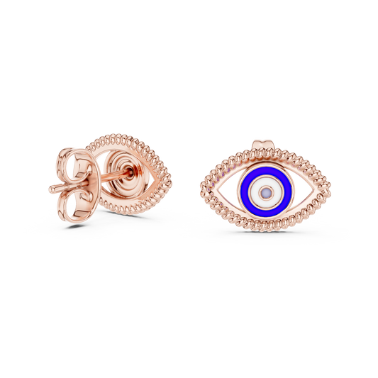 Free Eye Stud Earrings 3D Model –  Enamel Design | STL & 3DM Download