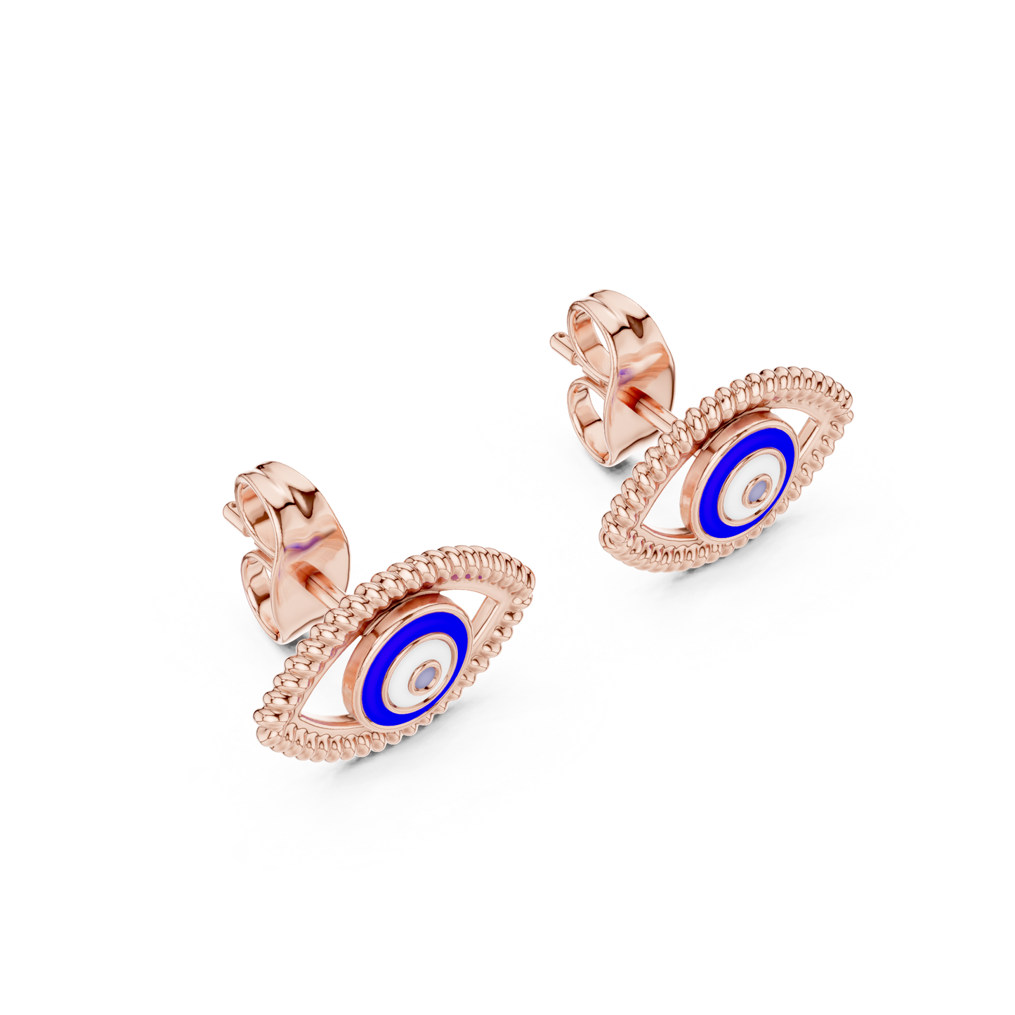 Free Eye Stud Earrings 3D Model –  Enamel Design | STL & 3DM Download