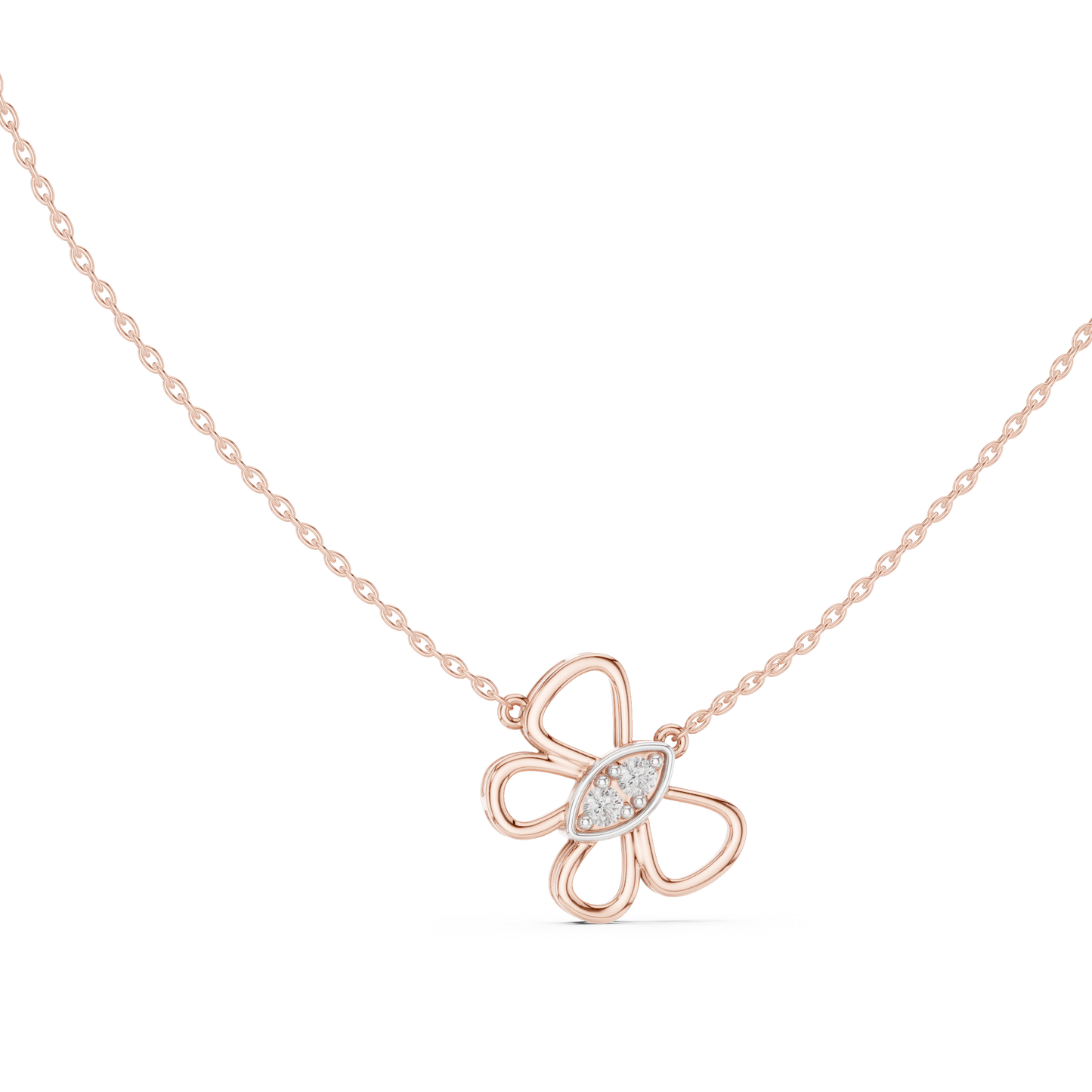 Diamond Butterfly Pendant CAD File – 3D Printing Ready | 3DM & STL Download