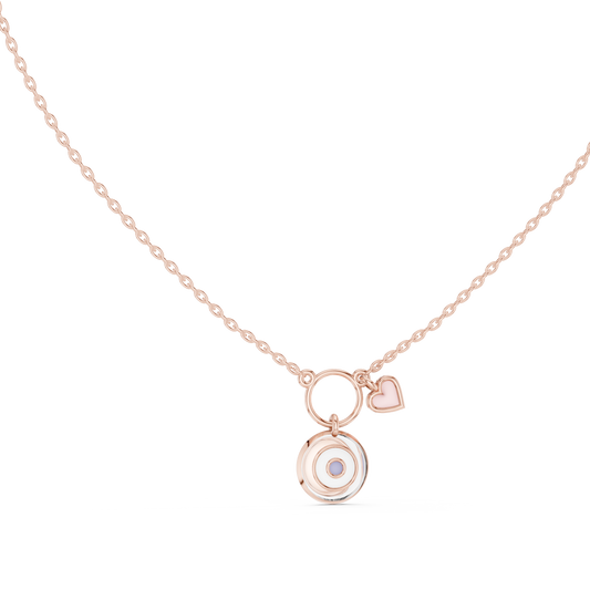 Circle Heart Charm Pendant CAD File – 3D Printing Ready | 3DM & STL Download