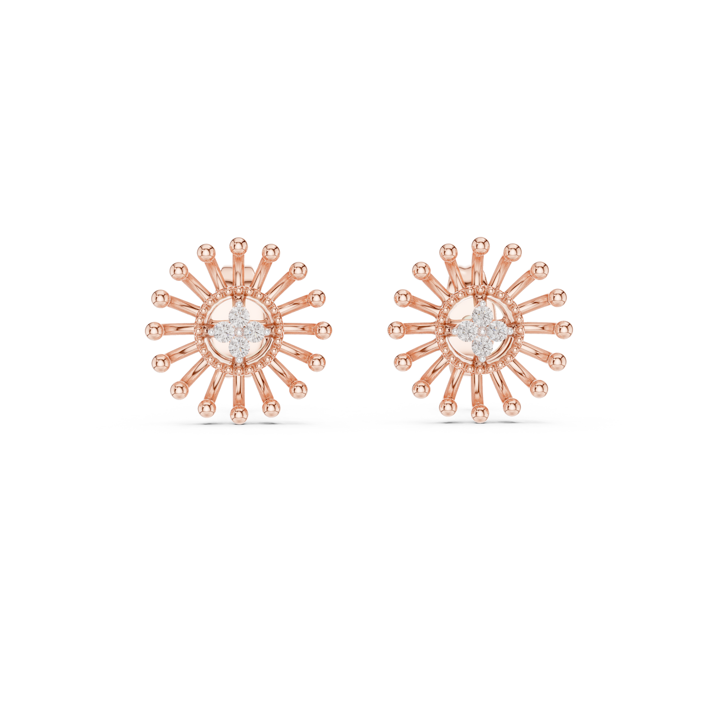 Diamond Stud Earrings CAD Files – 19 Models  Mega Collection | 3DM & STL Download