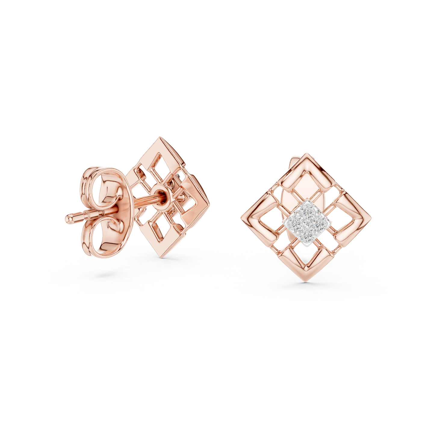 Diamond Stud Earrings CAD Files – 19 Models  Mega Collection | 3DM & STL Download