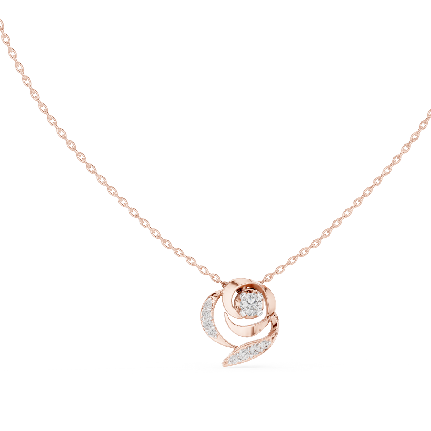 Diamond Swirl Pendant CAD File – 3D Printing Ready | 3DM & STL Download