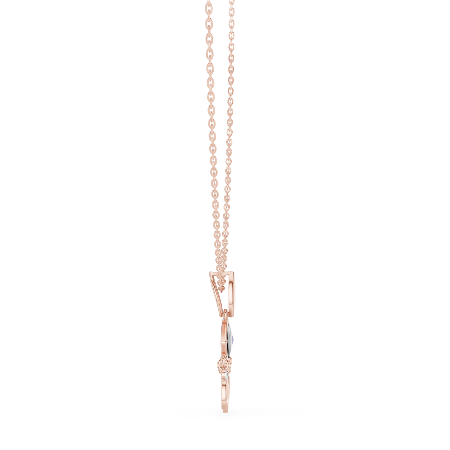 Free Diamond Eye Tassel Pendant CAD File – 3D Printing Ready | 3DM & STL Download