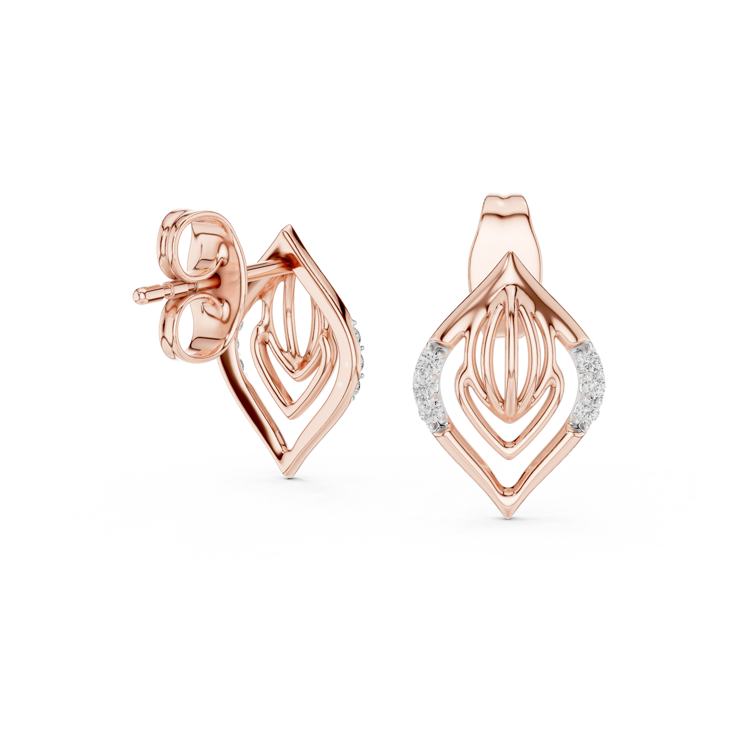 Diamond Stud Earrings CAD Files – 19 Models  Mega Collection | 3DM & STL Download