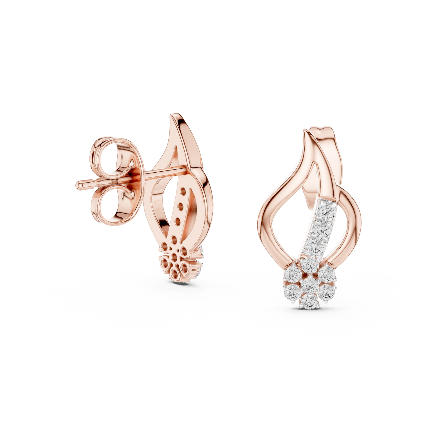 Diamond Stud Earrings CAD Files – 19 Models  Mega Collection | 3DM & STL Download