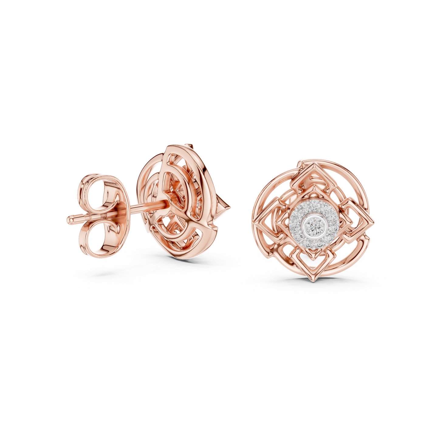 Diamond Stud Earrings CAD Files – 19 Models  Mega Collection | 3DM & STL Download