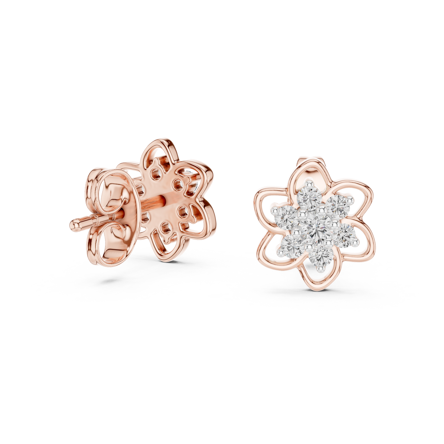 Diamond Stud Earrings CAD Files – 19 Models  Mega Collection | 3DM & STL Download