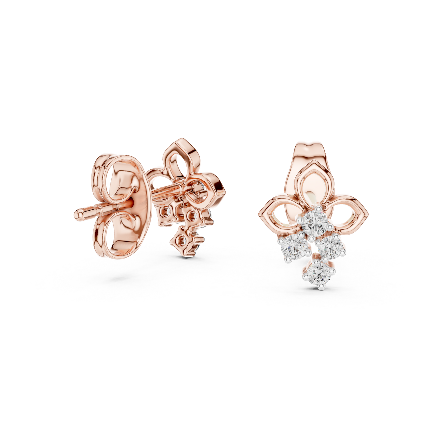 Diamond Stud Earrings CAD Files – 19 Models  Mega Collection | 3DM & STL Download