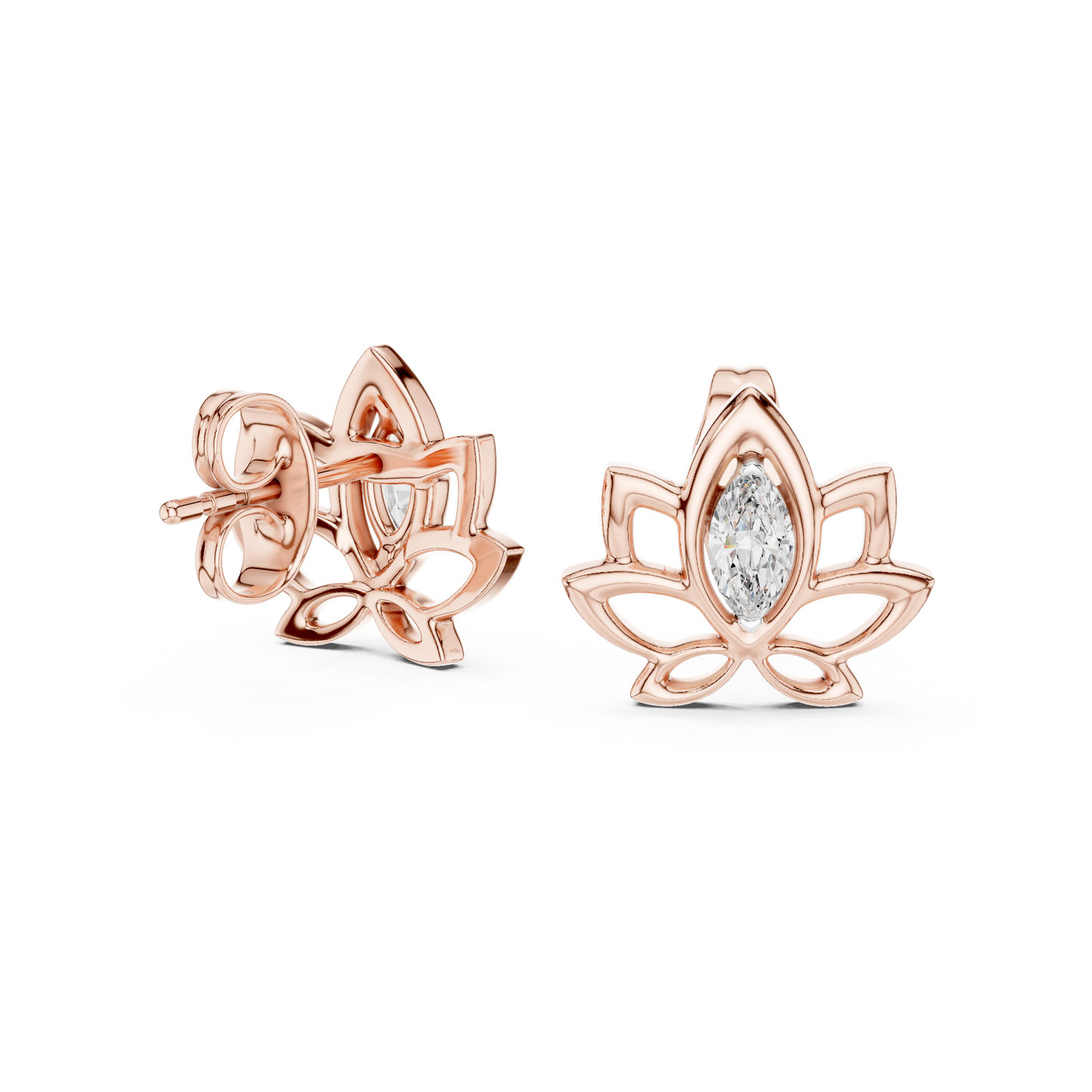 Diamond Stud Earrings CAD Files – 19 Models  Mega Collection | 3DM & STL Download