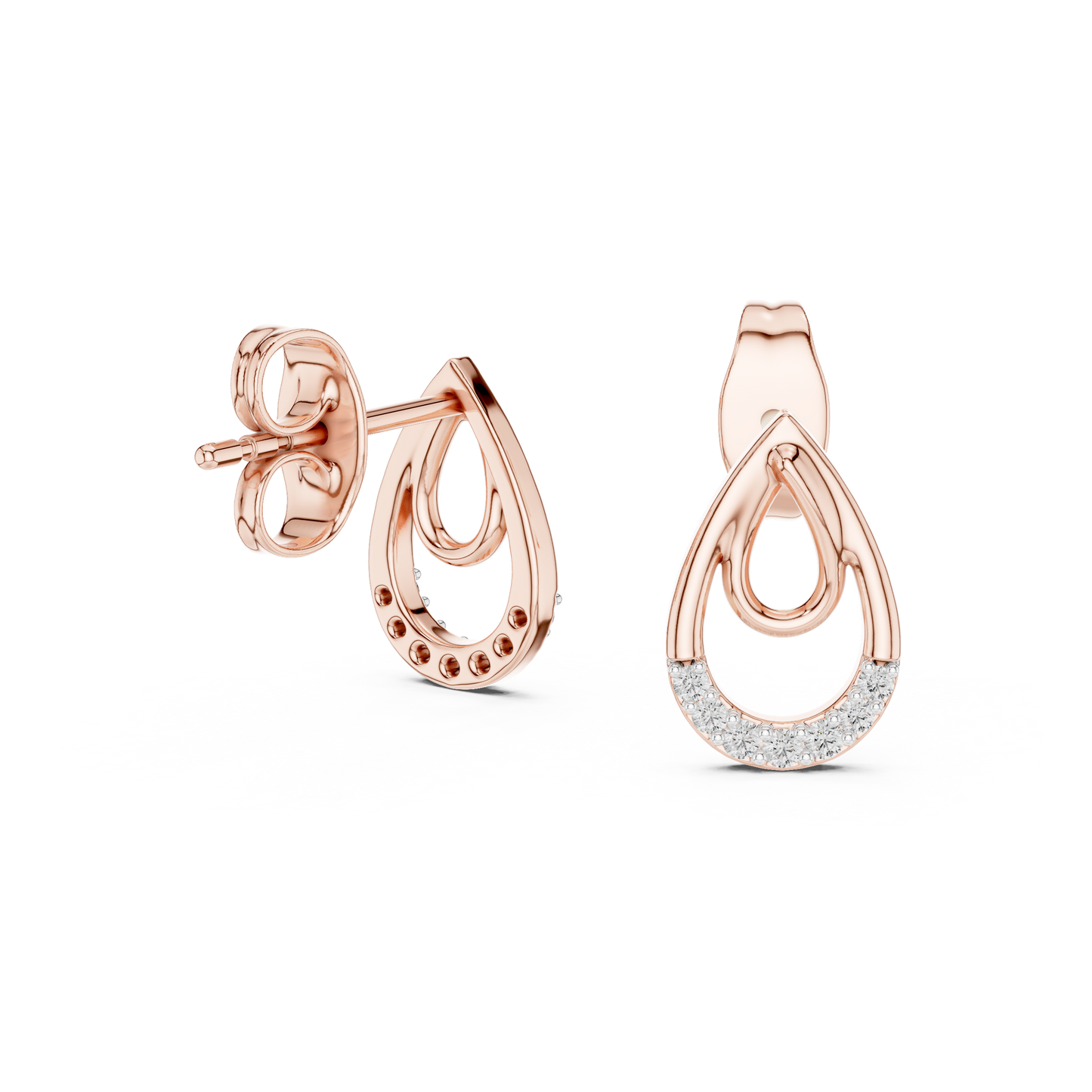 Diamond Stud Earrings CAD Files – 19 Models  Mega Collection | 3DM & STL Download