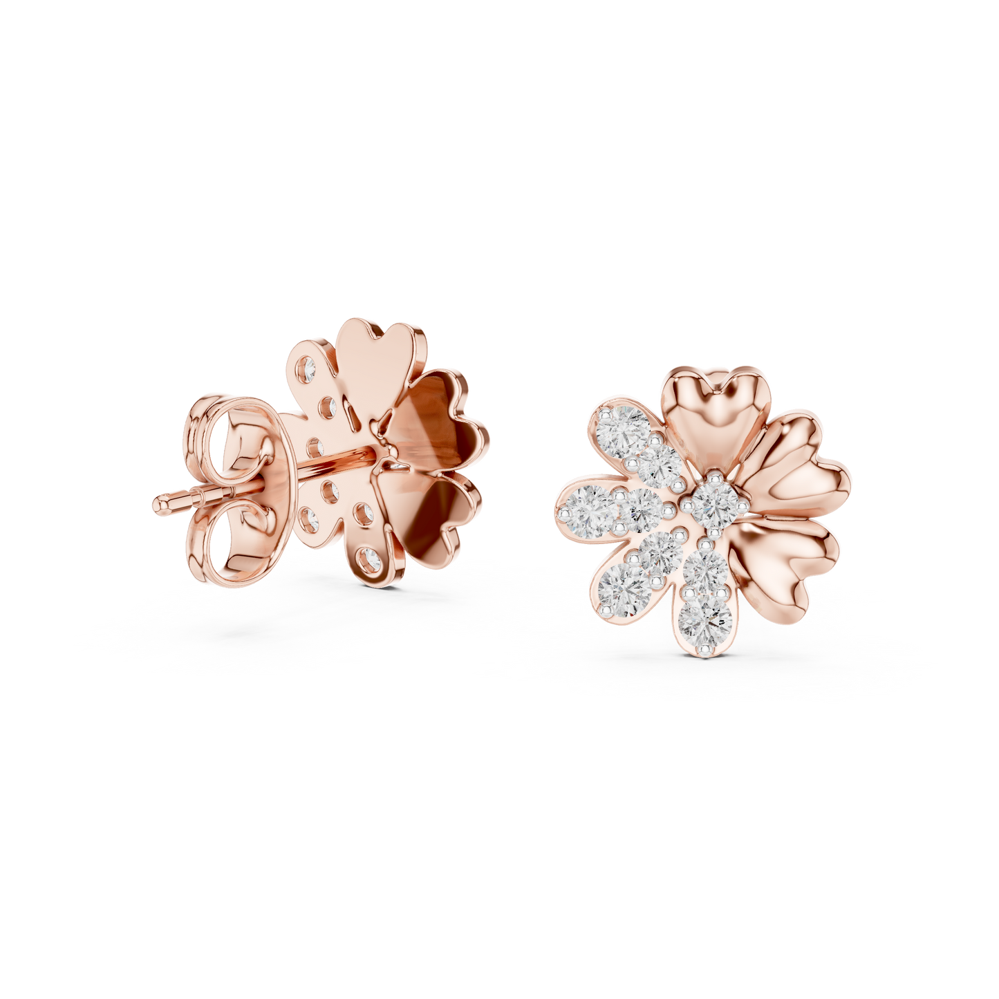Diamond Stud Earrings CAD Files – 19 Models  Mega Collection | 3DM & STL Download
