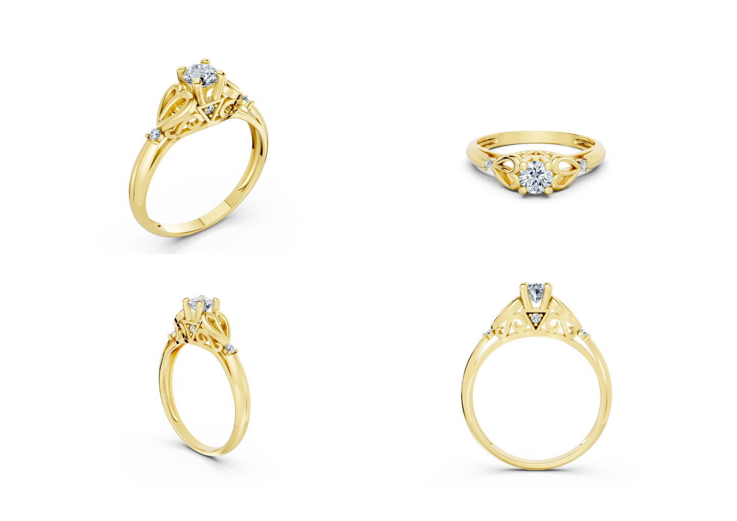 25 Engagements Rings CAD files-3dm Printable Jewelry Collection(part 3)