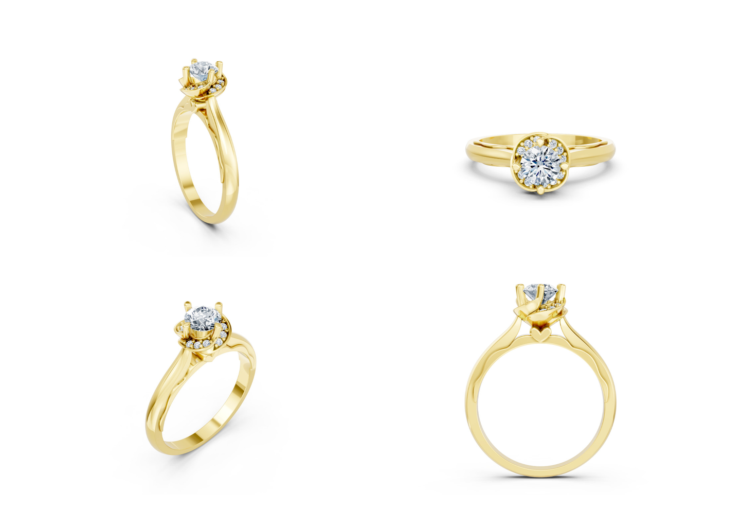 25 Engagements Rings CAD files-3dm Printable Jewelry Collection(part 6)