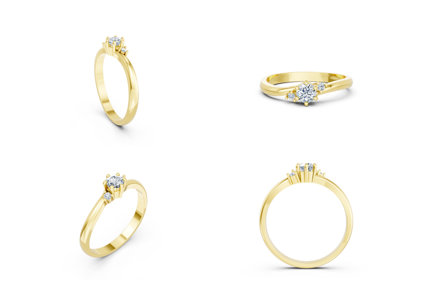 25 Engagements Rings CAD files-3dm Printable Jewelry Collection(part 7)