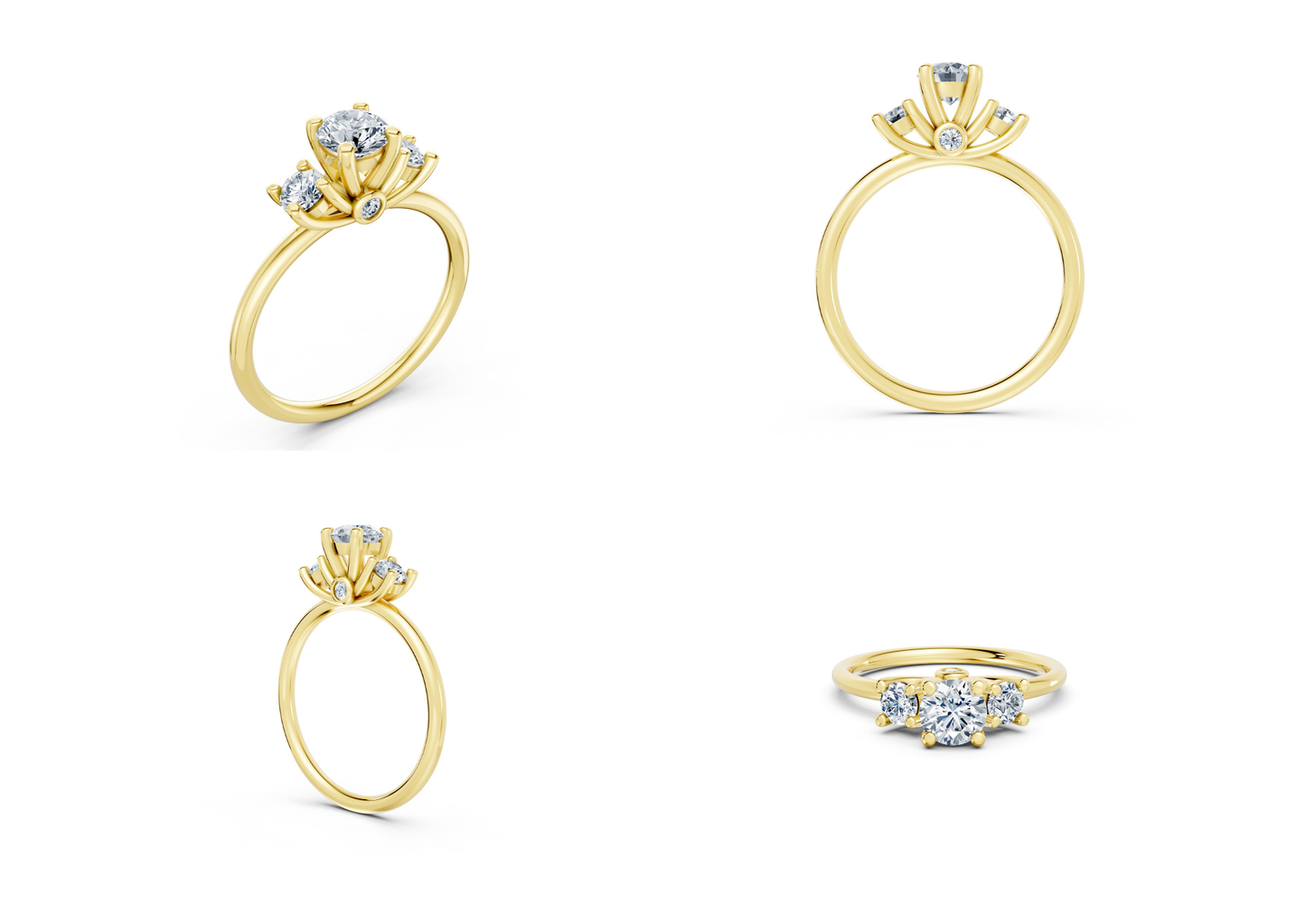 25 Engagements Rings CAD files-3dm Printable Jewelry Collection(part 3)