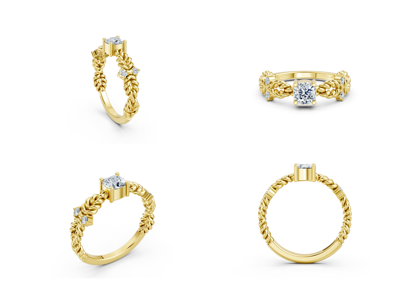 20 Eternity Rings CAD Designs -3dm Files Download