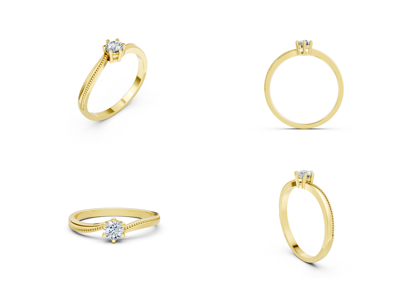 25 Engagements Rings CAD files-3dm Printable Jewelry Collection(part 1)