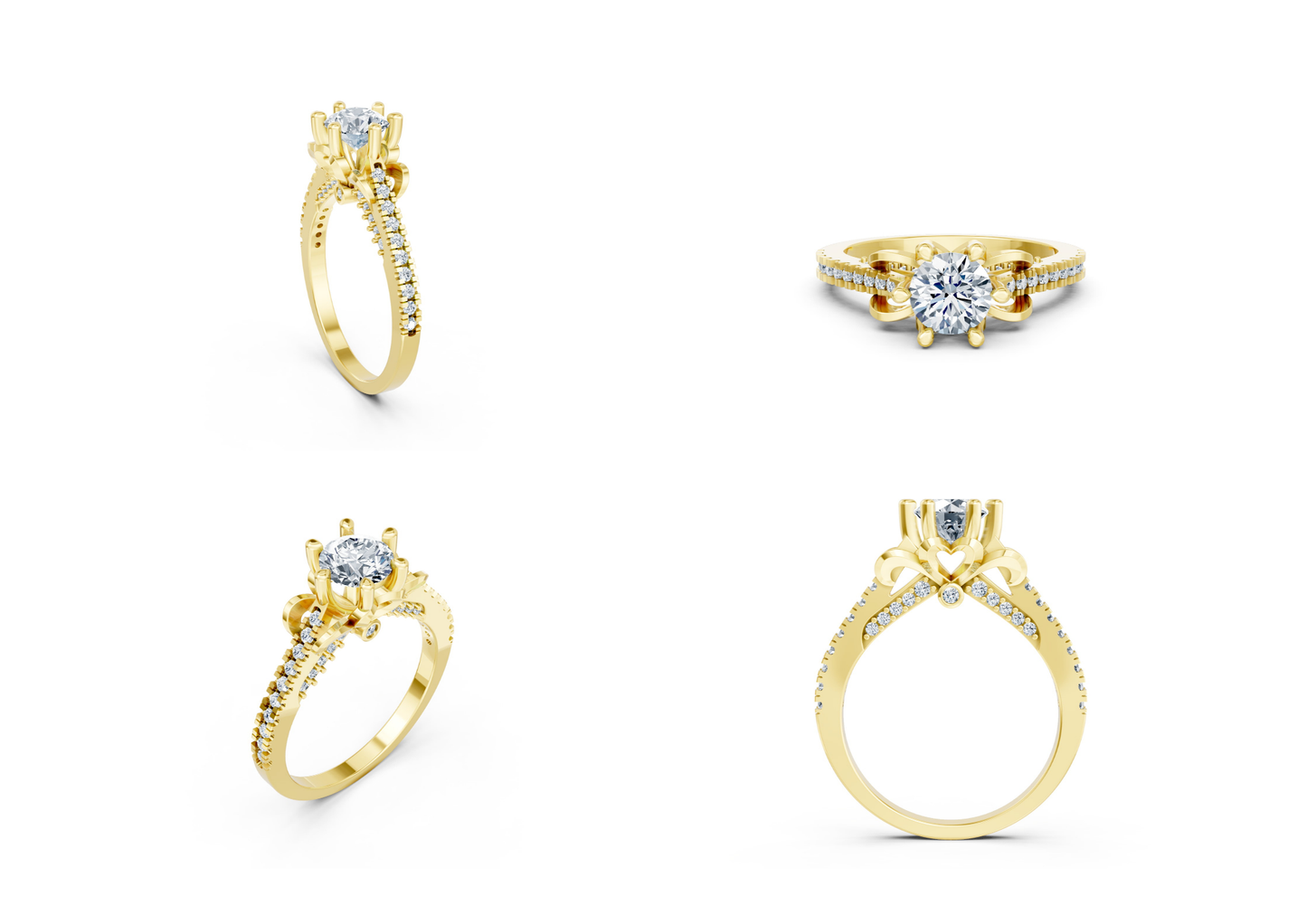 25 Engagements Rings CAD files-3dm Printable Jewelry Collection(part 5)
