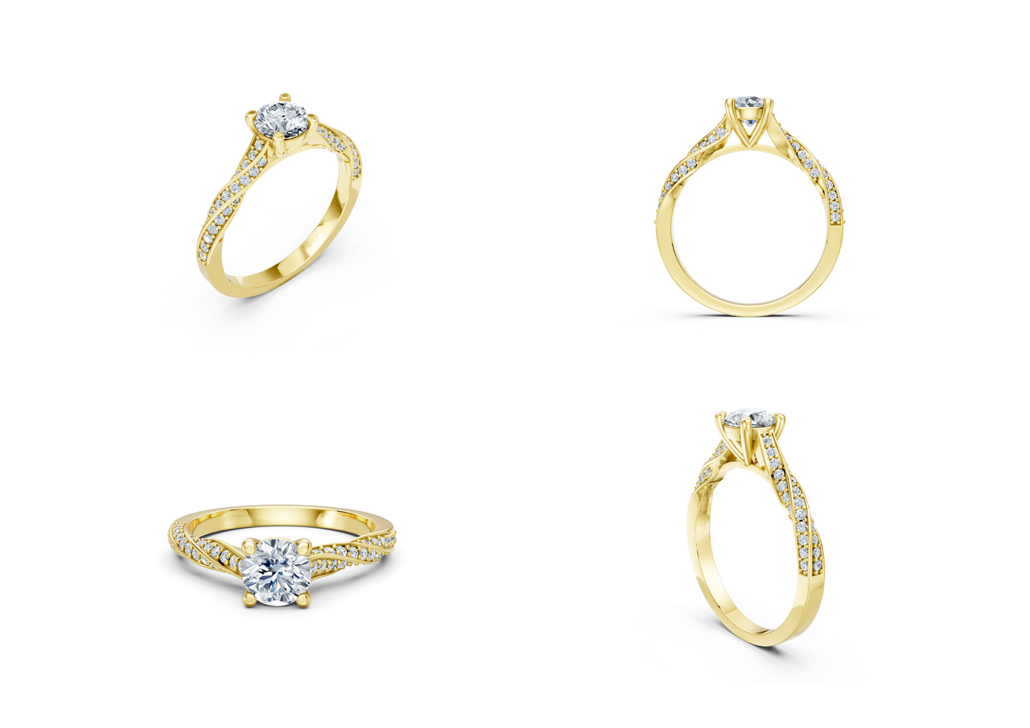 25 Engagements Rings CAD files-3dm Printable Jewelry Collection(part 1)
