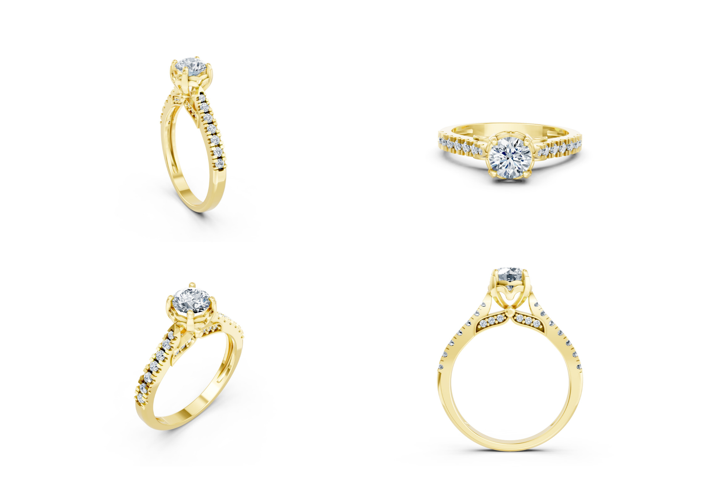 25 Engagements Rings CAD files-3dm Printable Jewelry Collection(part 5)