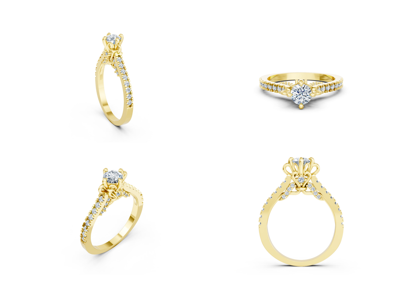 25 Engagements Rings CAD files-3dm Printable Jewelry Collection(part 6)