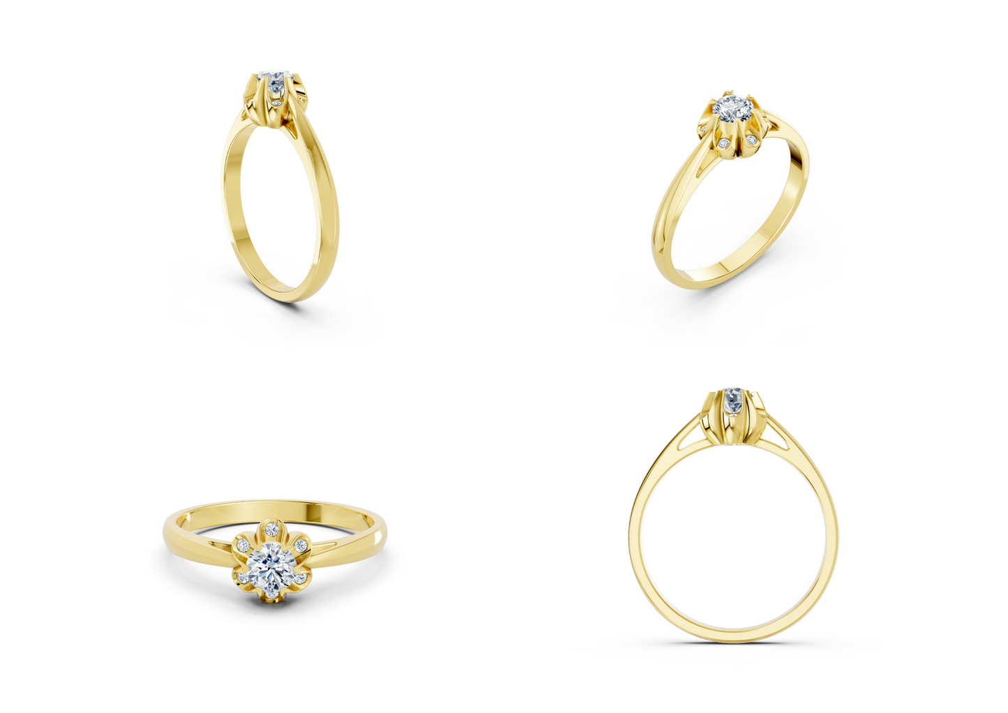 25 Engagements Rings CAD files-3dm Printable Jewelry Collection(part 1)
