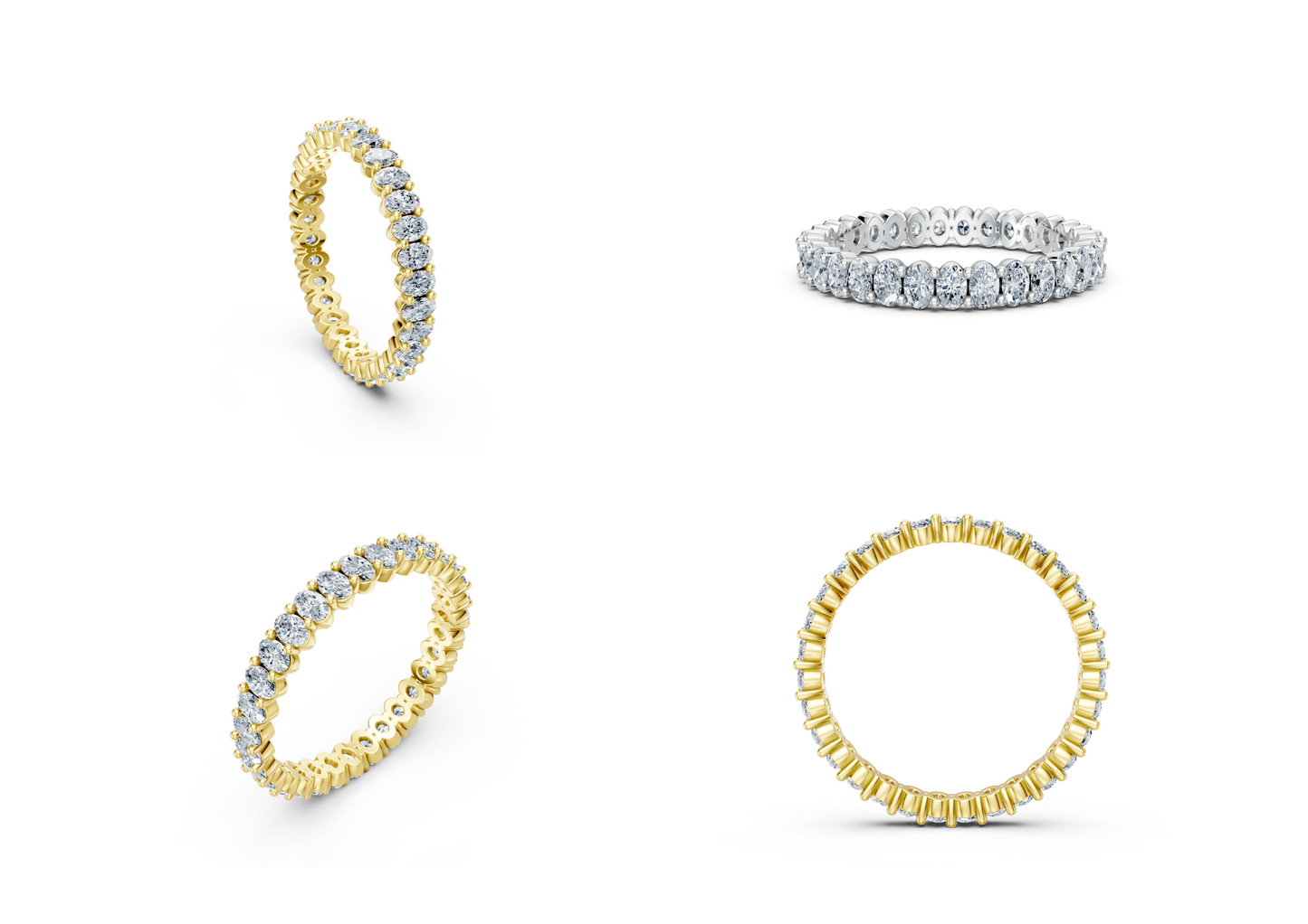 20 Eternity Rings CAD Designs -3dm Files Download