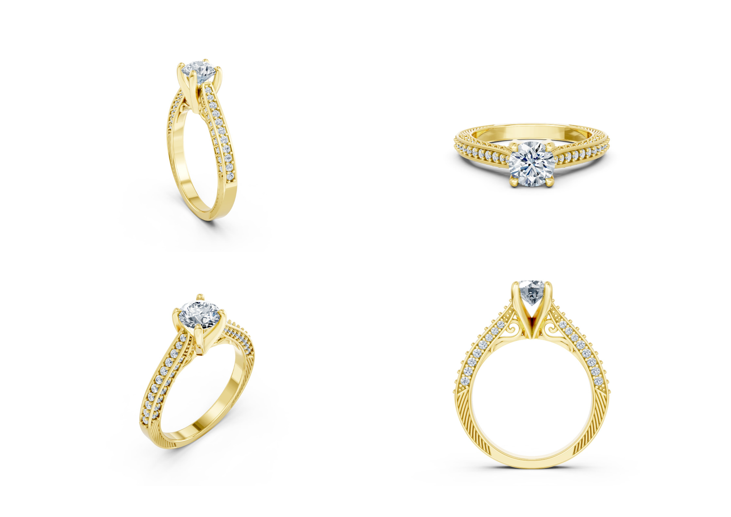 25 Engagements Rings CAD files-3dm Printable Jewelry Collection(part 5)