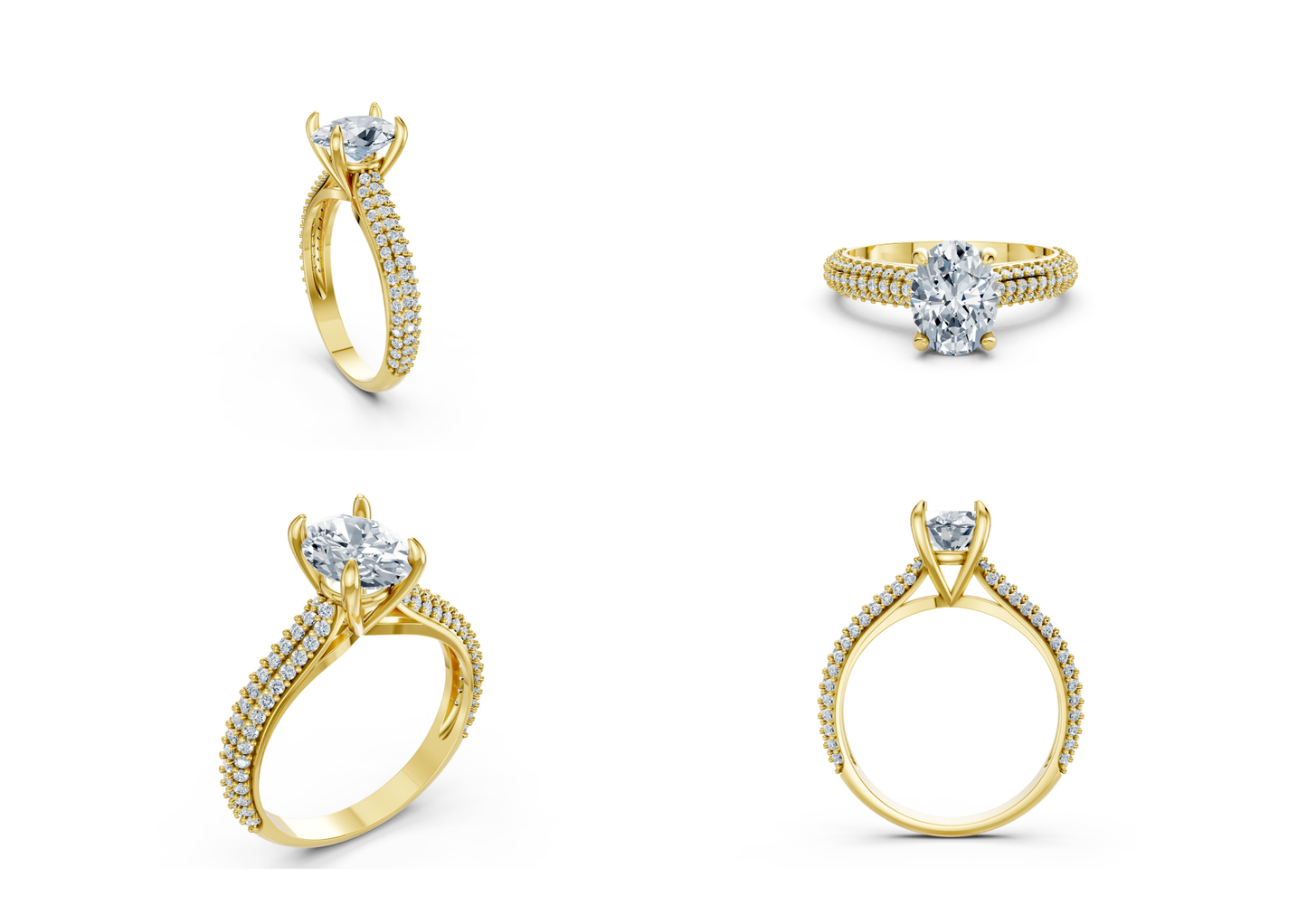 25 Engagements Rings CAD files-3dm Printable Jewelry Collection(part 8)