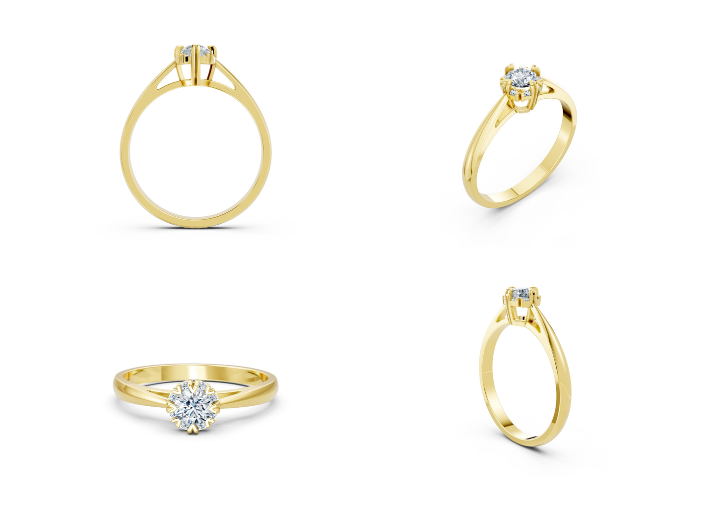25 Engagements Rings CAD files-3dm Printable Jewelry Collection(part 1)