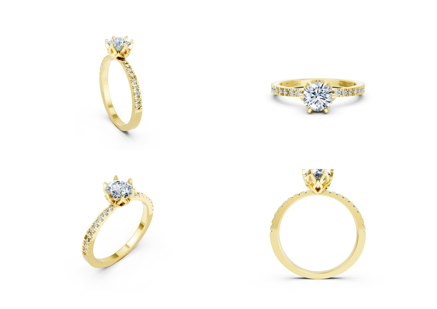 25 Engagements Rings CAD files-3dm Printable Jewelry Collection(part 6)