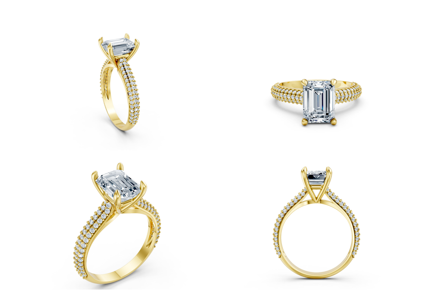 25 Engagements Rings CAD files-3dm Printable Jewelry Collection(part 8)