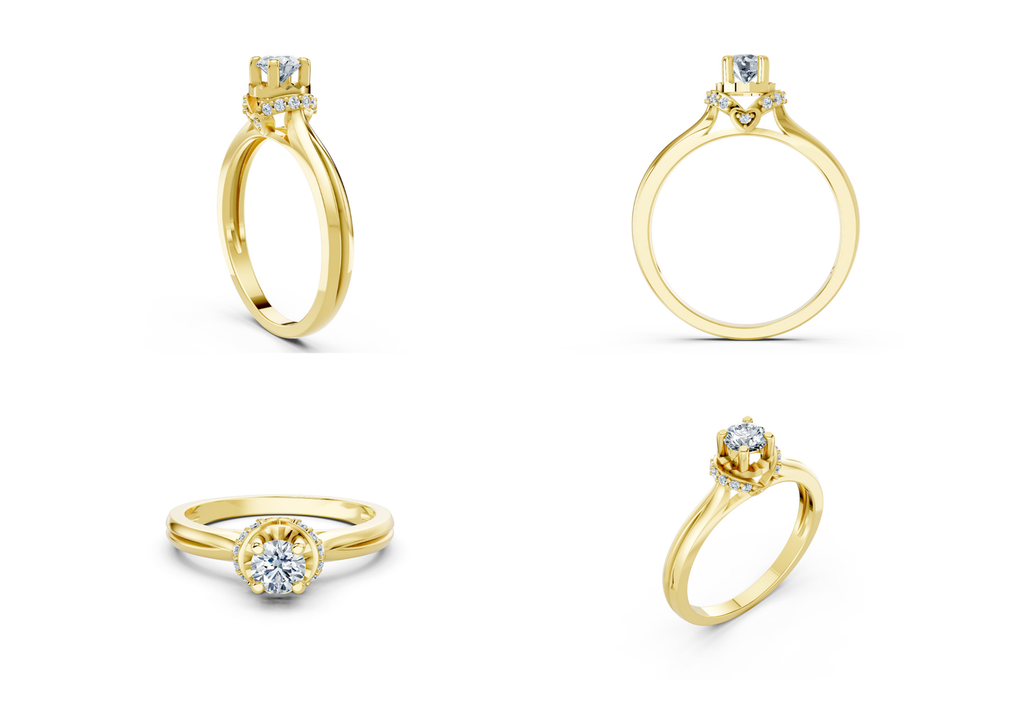 25 Engagements Rings CAD files-3dm Printable Jewelry Collection(part 1)