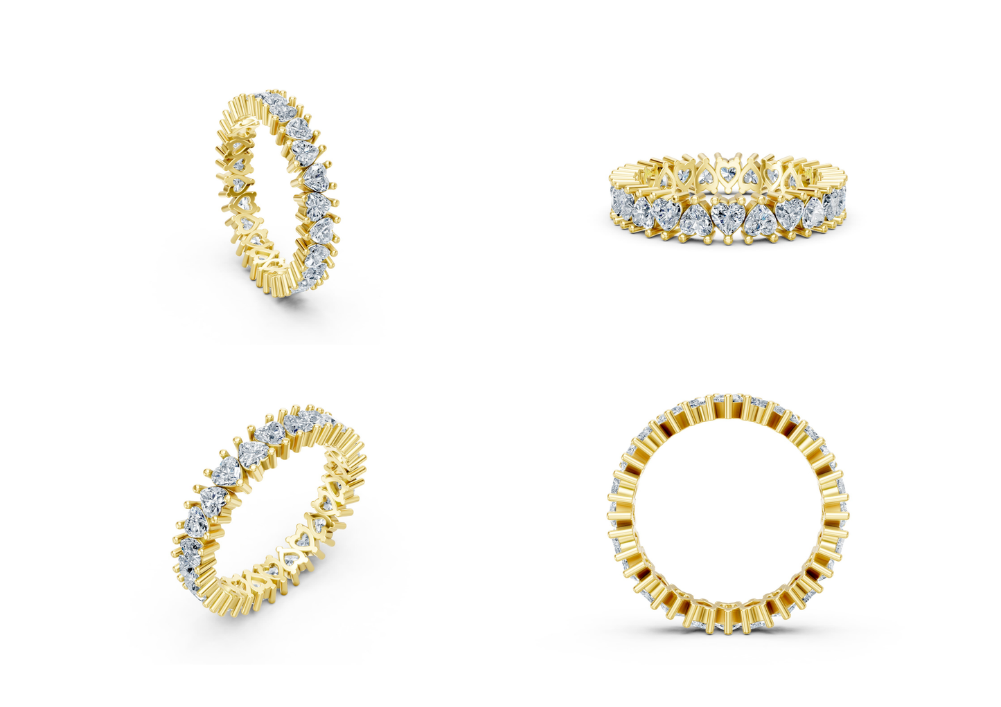 20 Eternity Rings CAD Designs -3dm Files Download