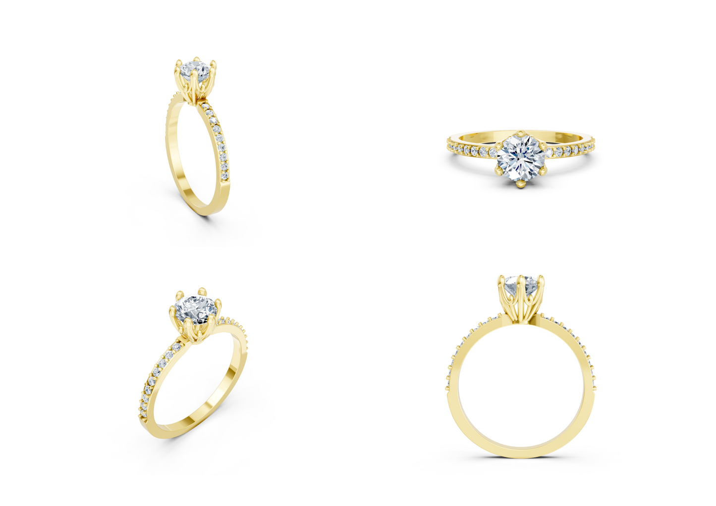 25 Engagements Rings CAD files-3dm Printable Jewelry Collection(part 6)