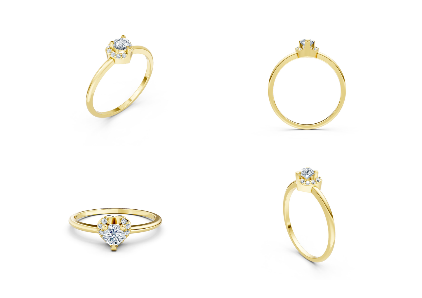 25 Engagements Rings CAD files-3dm Printable Jewelry Collection(part 1)