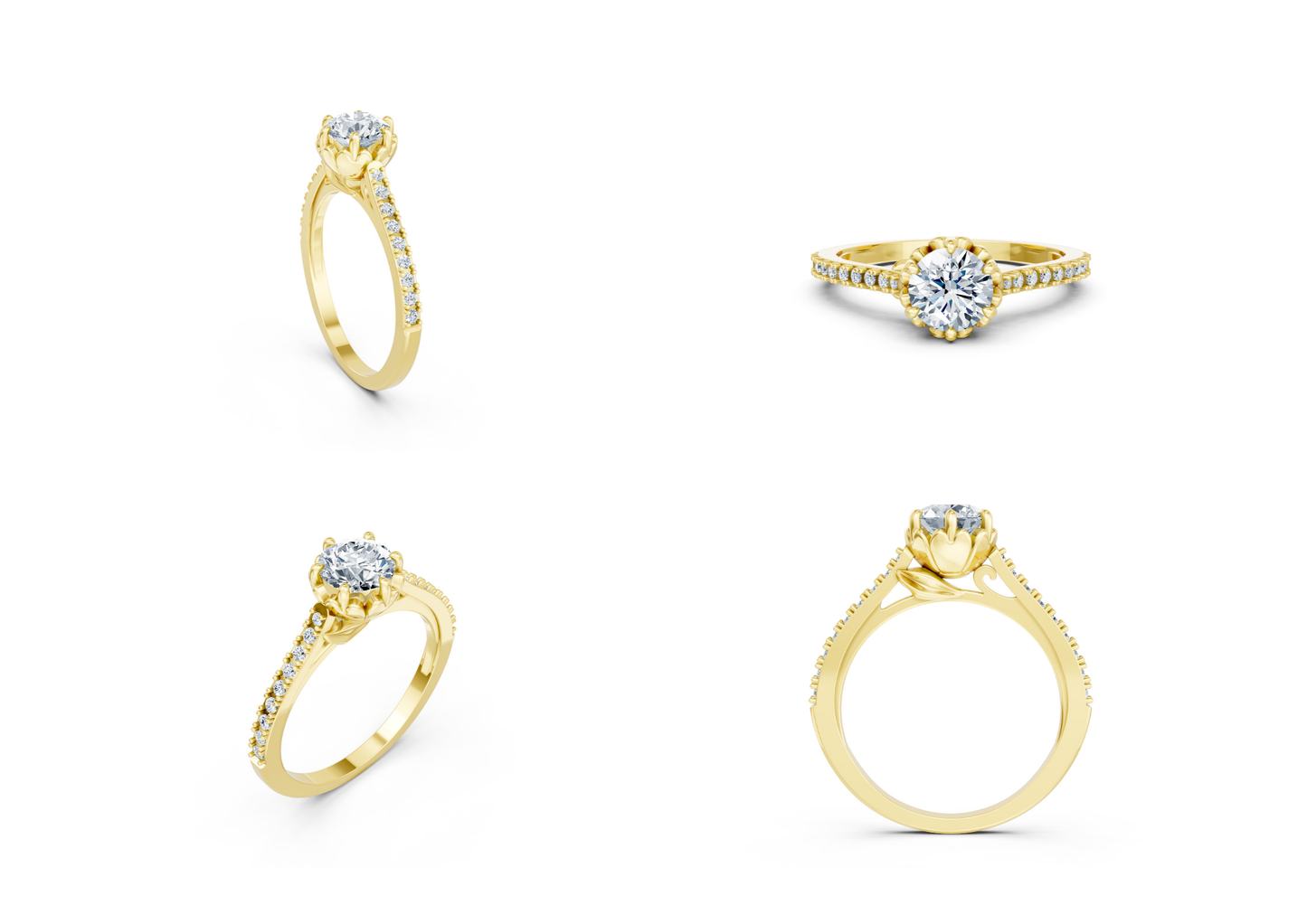 25 Engagements Rings CAD files-3dm Printable Jewelry Collection(part 5)