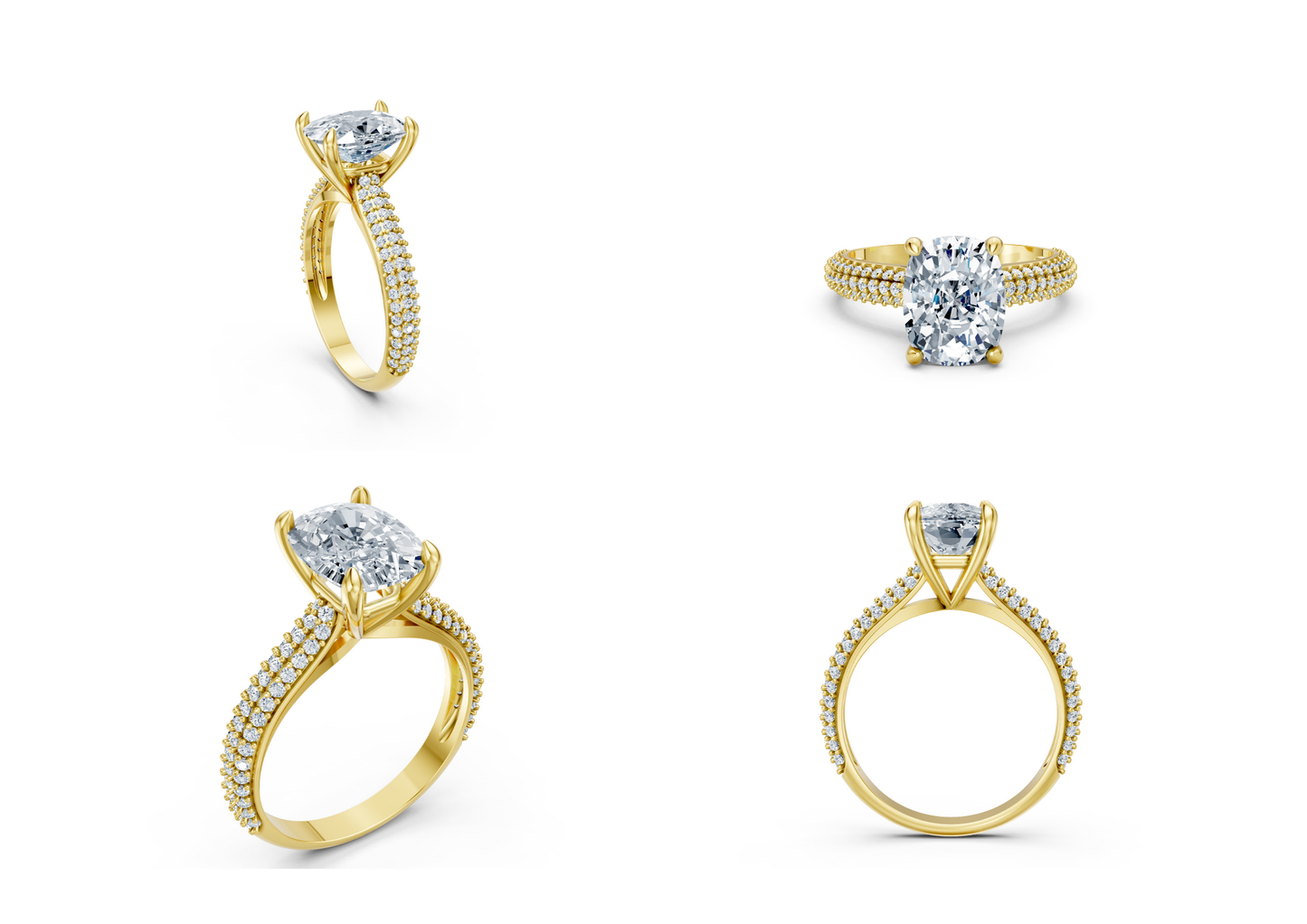 25 Engagements Rings CAD files-3dm Printable Jewelry Collection(part 8)