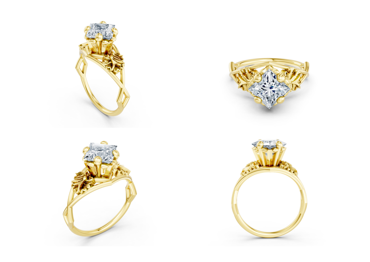 25 Engagements Rings CAD files-3dm Printable Jewelry Collection(part 3)