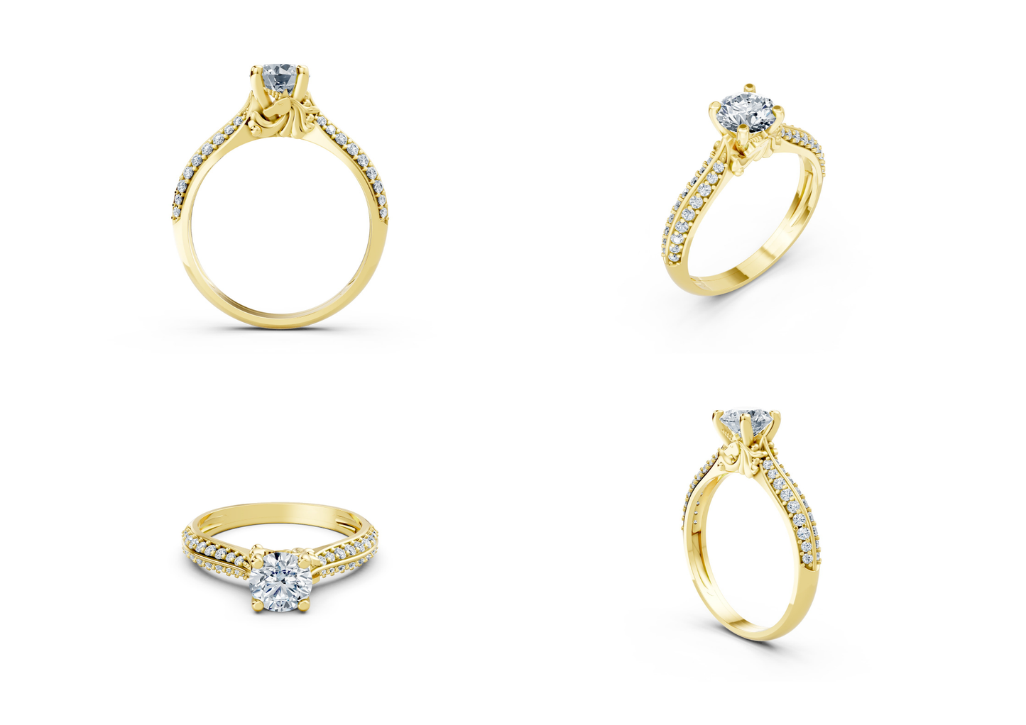 25 Engagements Rings CAD files-3dm Printable Jewelry Collection(part 2)